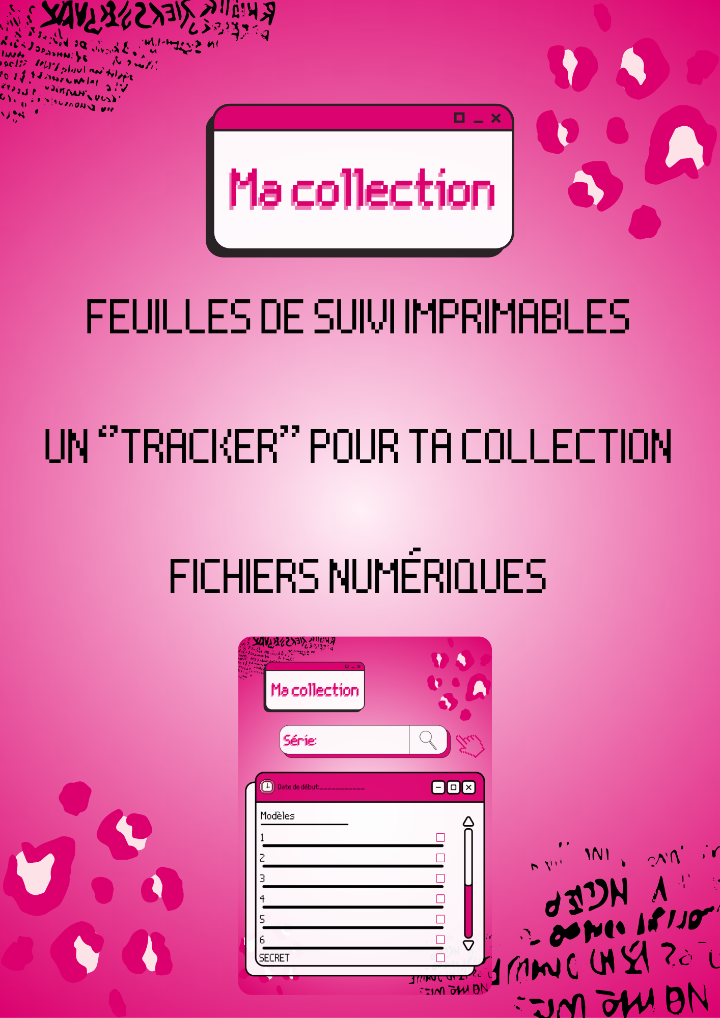 Collection Tracker Sheets (numeric) - Mamie Pop Blind Box