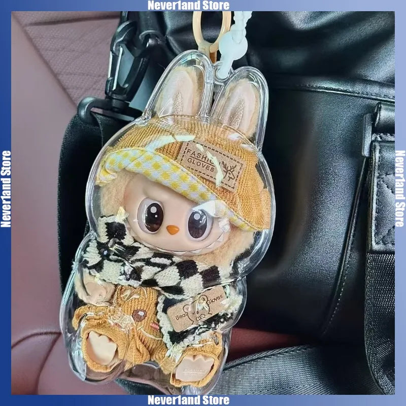 Labubu Transparent Protective Cover - Mamie Pop Blind Box
