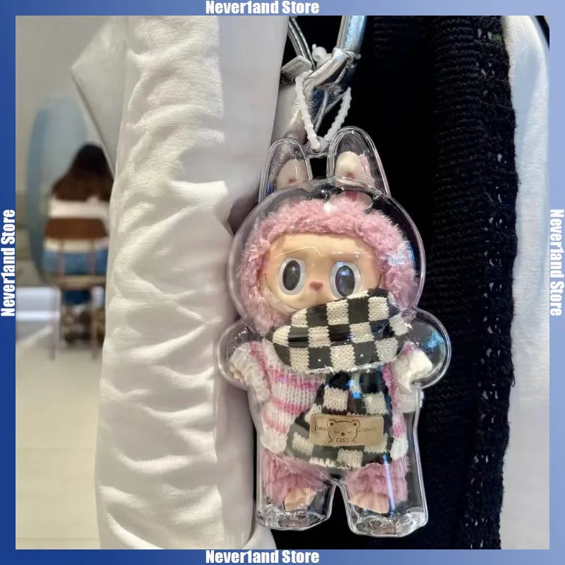 Labubu Transparent Protective Cover - Mamie Pop Blind Box