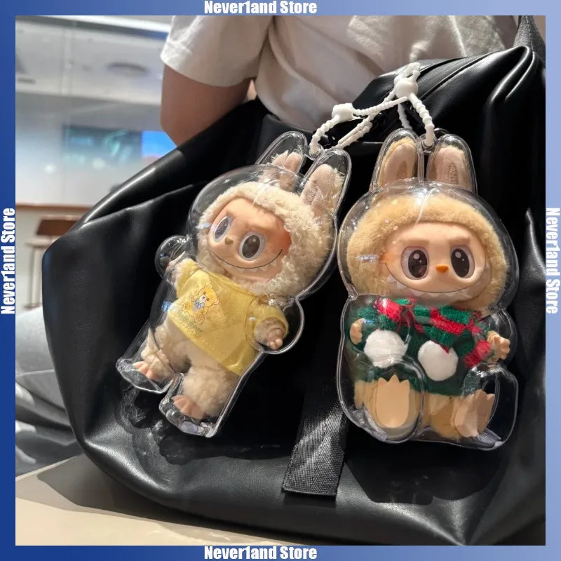 Labubu Transparent Protective Cover - Mamie Pop Blind Box