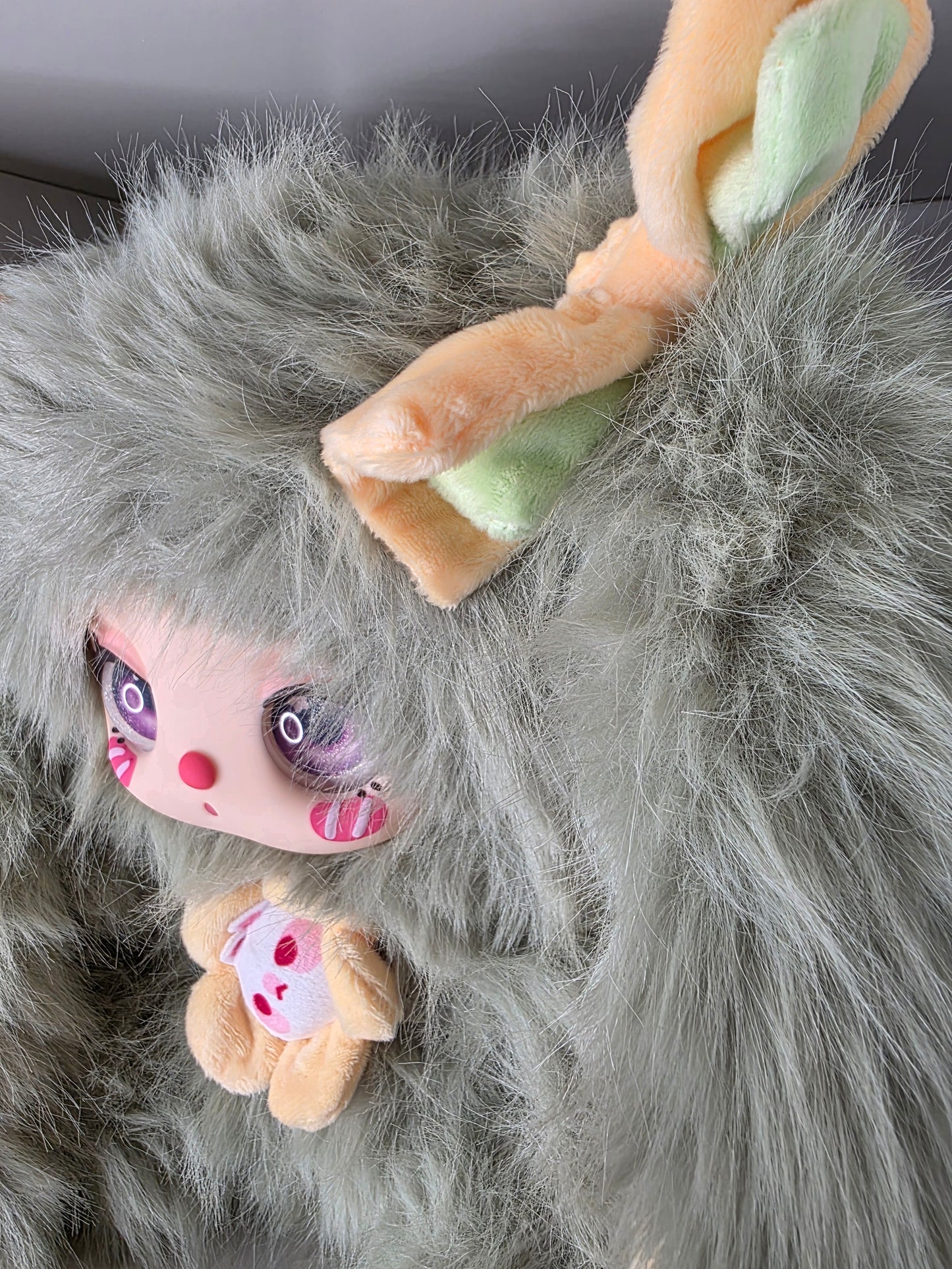 Liila 600% Tea time with my girl (Green Bunny) - Mamie Pop Blind Box