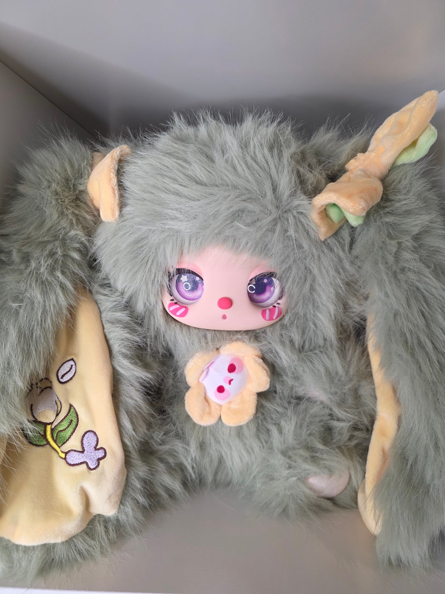 Liila 600% Tea time with my girl (Green Bunny) - Mamie Pop Blind Box