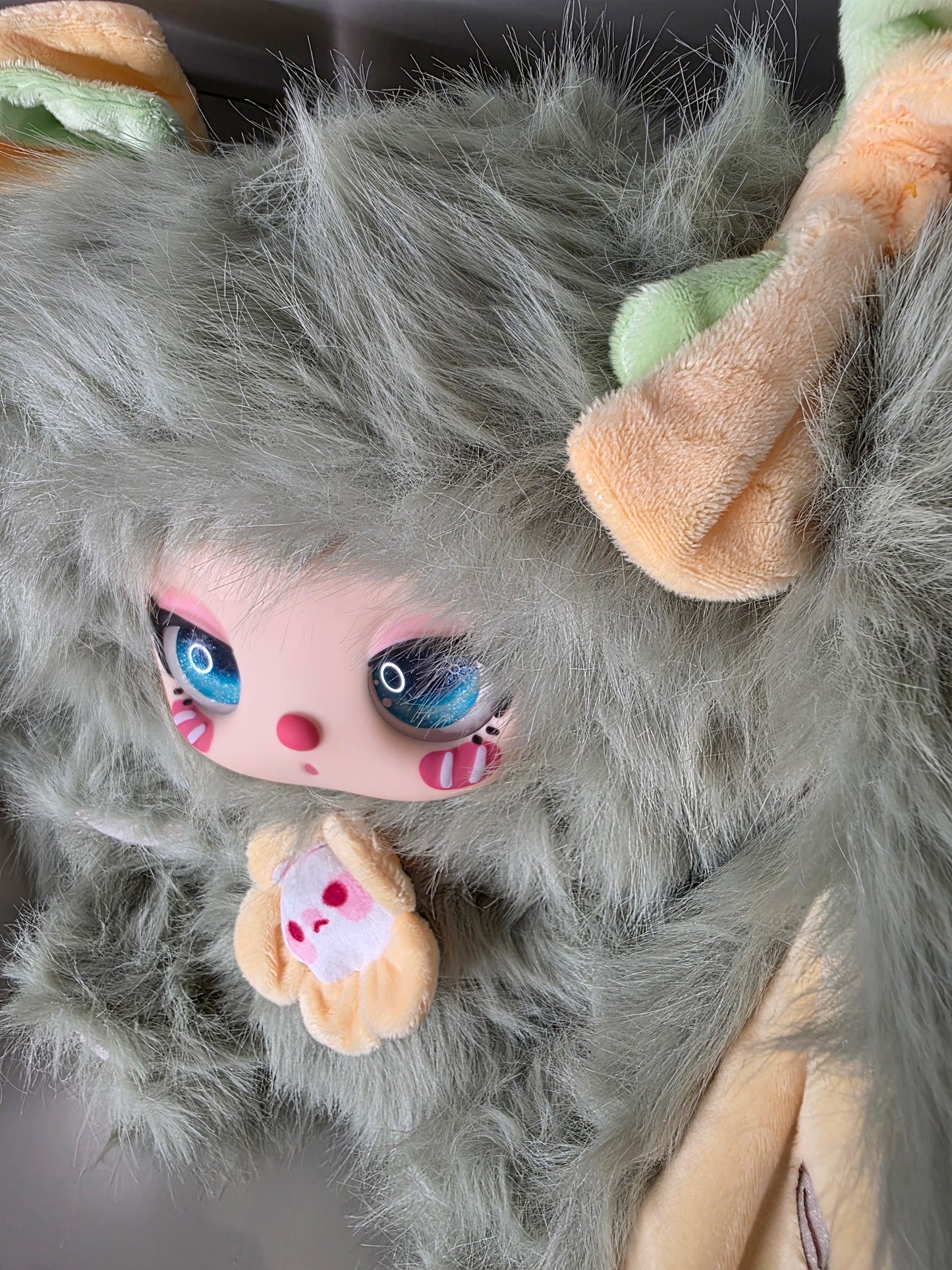 Liila 600% Tea time with my girl (Green Bunny) - Mamie Pop Blind Box