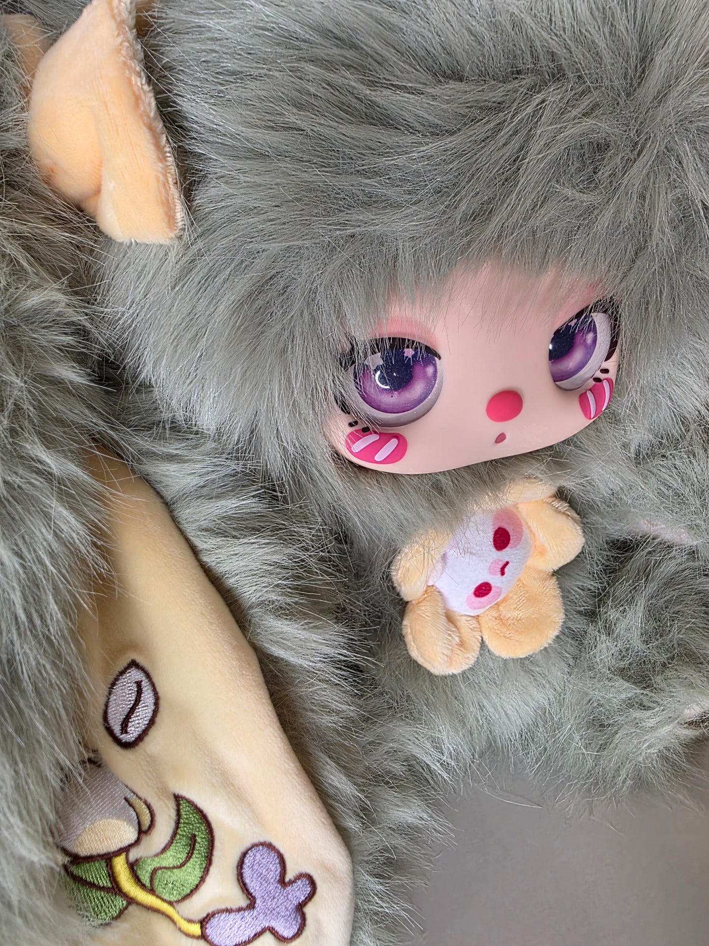 Liila 600% Tea time with my girl (Green Bunny) - Mamie Pop Blind Box