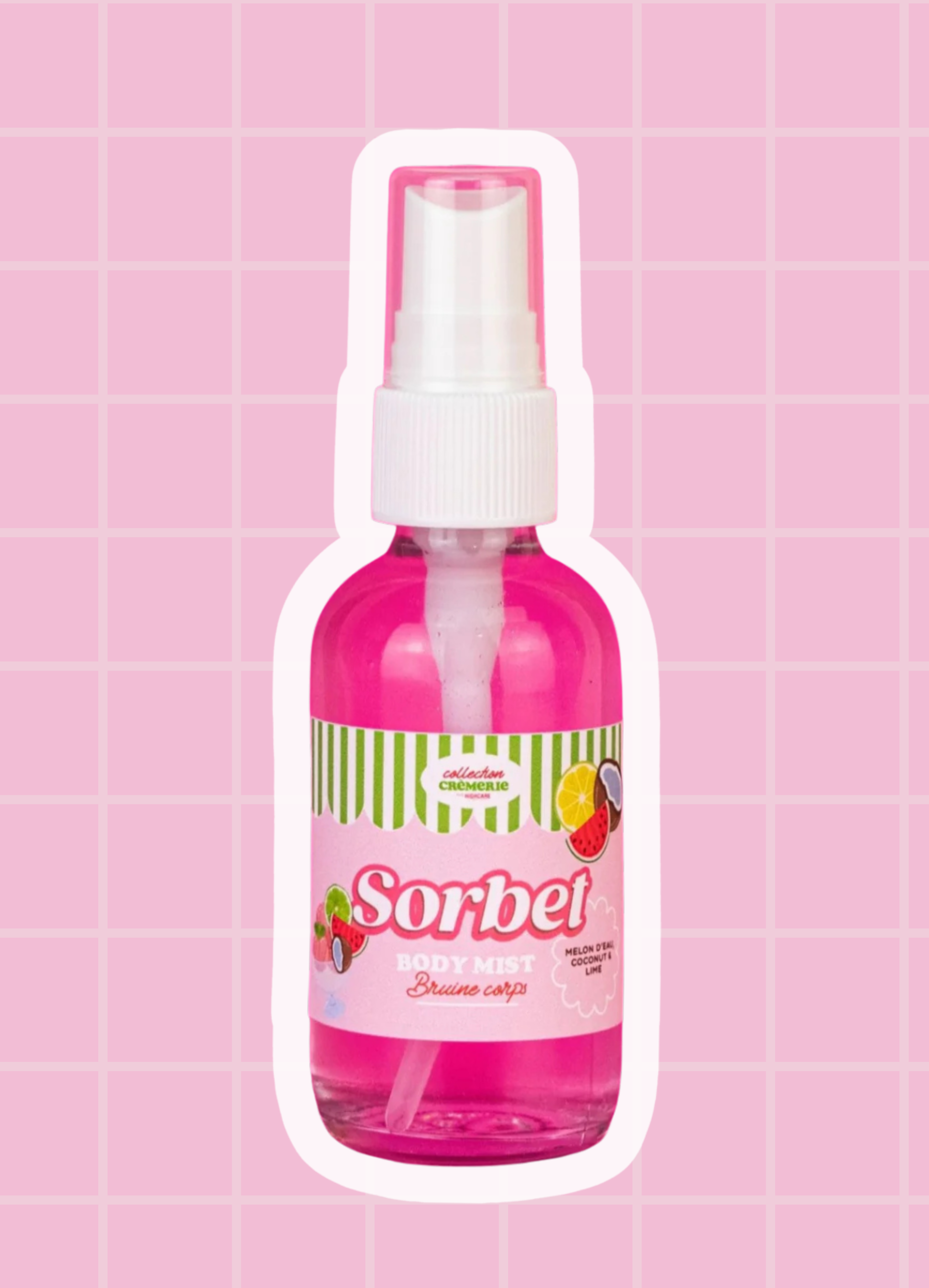 Body mist 🍧🍉🥥🍋‍🟩 Watermelon, Coconut & Lime Sorbet - Mamie Pop Blind Box