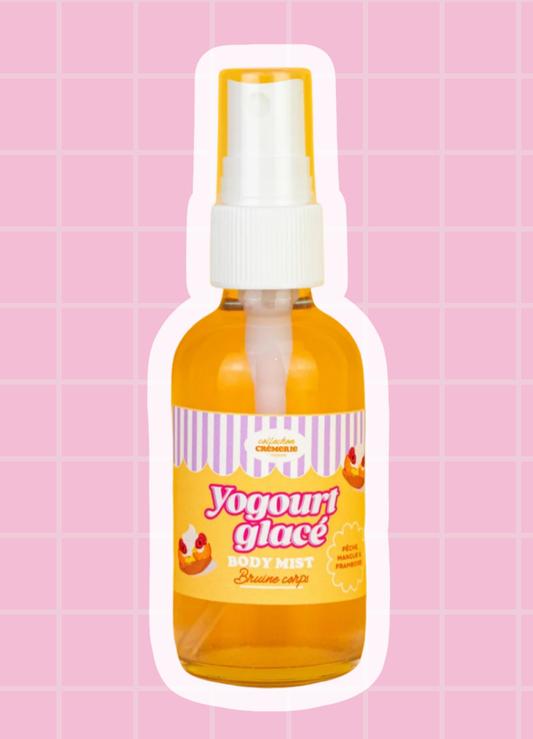 Body mist 🍑🍓🥭🥄 Frozen Yogurt Peach, Raspberry & Mango - Mamie Pop Blind Box