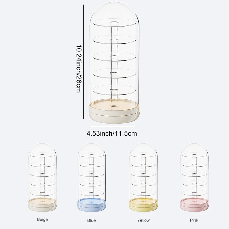 Transparent Rotating Display Box - Multi-layered - Mamie Pop Blind Box
