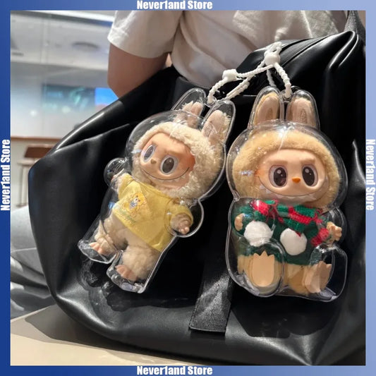 Labubu Transparent Protective Cover - Mamie Pop Blind Box