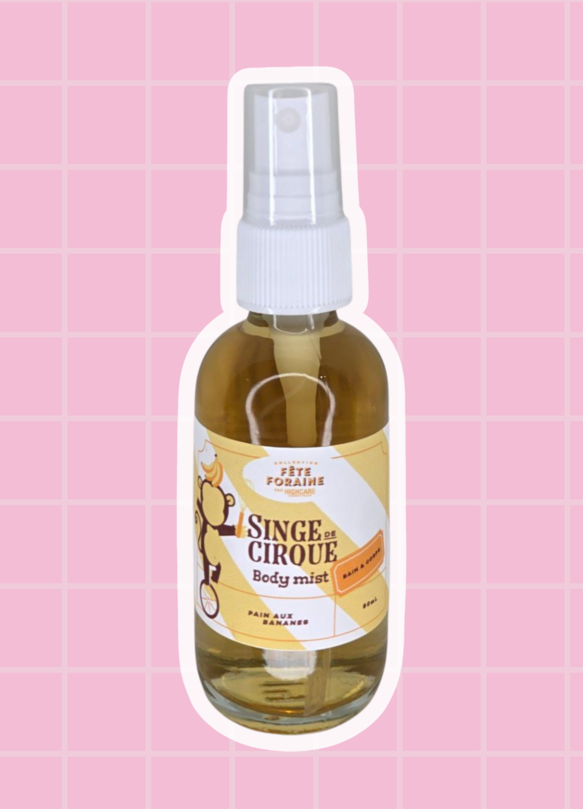 Body Mist 🍌🥖 Circus Monkey : Banana Bread - Mamie Pop Blind Box