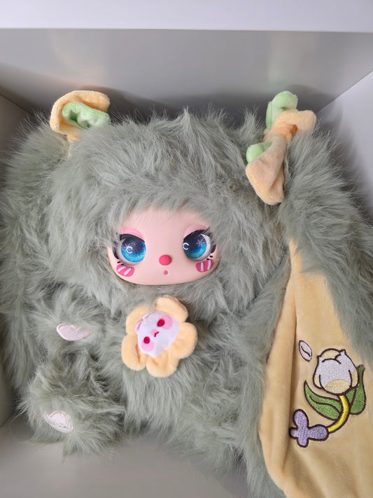 Liila 600% Tea time with my girl (Green Bunny) - Mamie Pop Blind Box