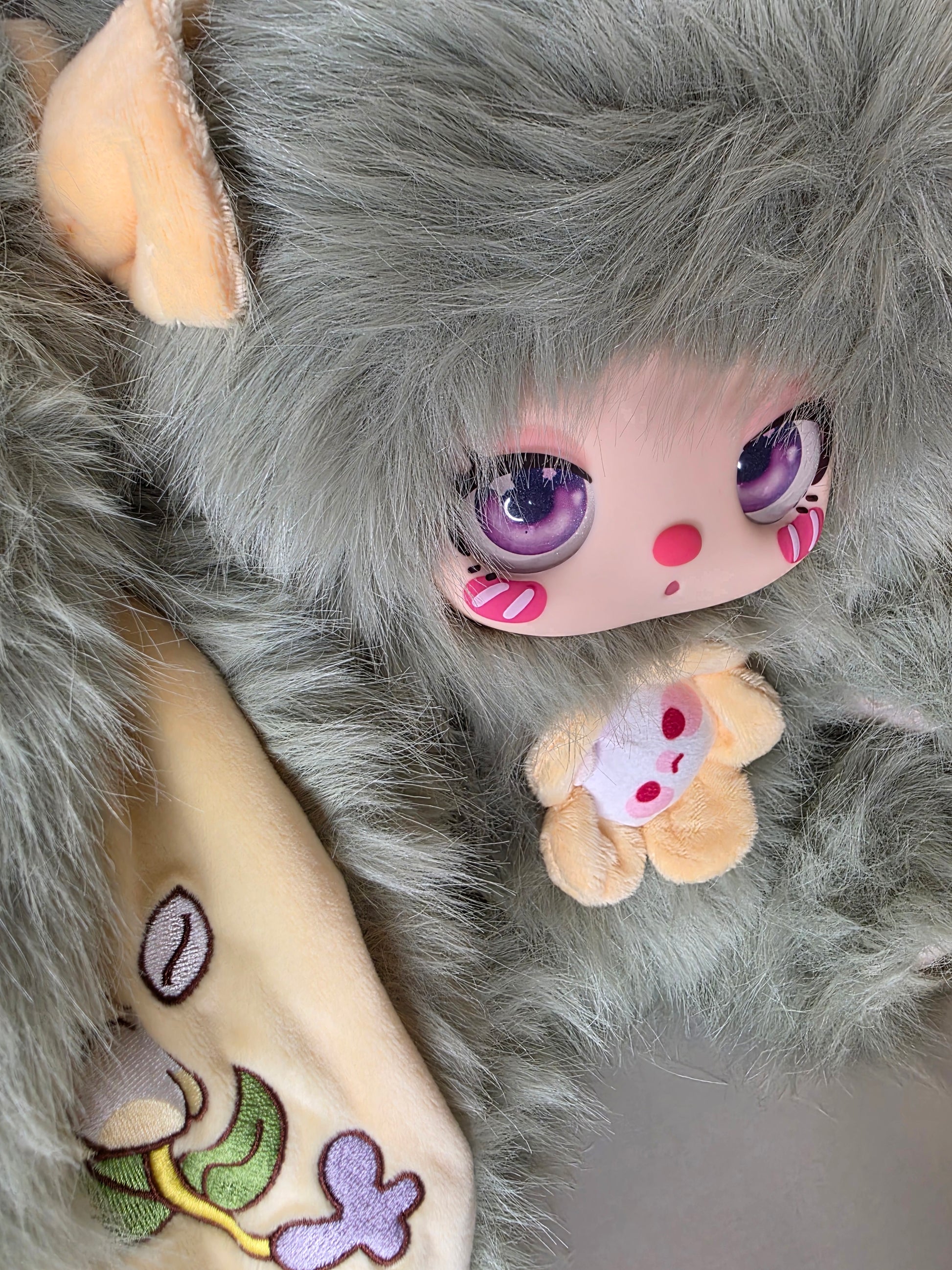 Liila 600% Tea time with my girl (Green Bunny) - Mamie Pop Blind Box