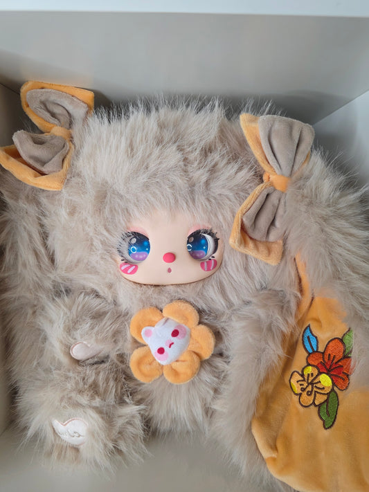 Liila 600% Tea time with my girl (Beige Bunny) - Mamie Pop Blind Box